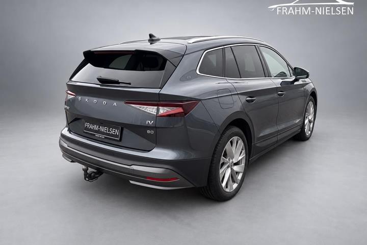 Grå Skoda Enyaq fra 2022