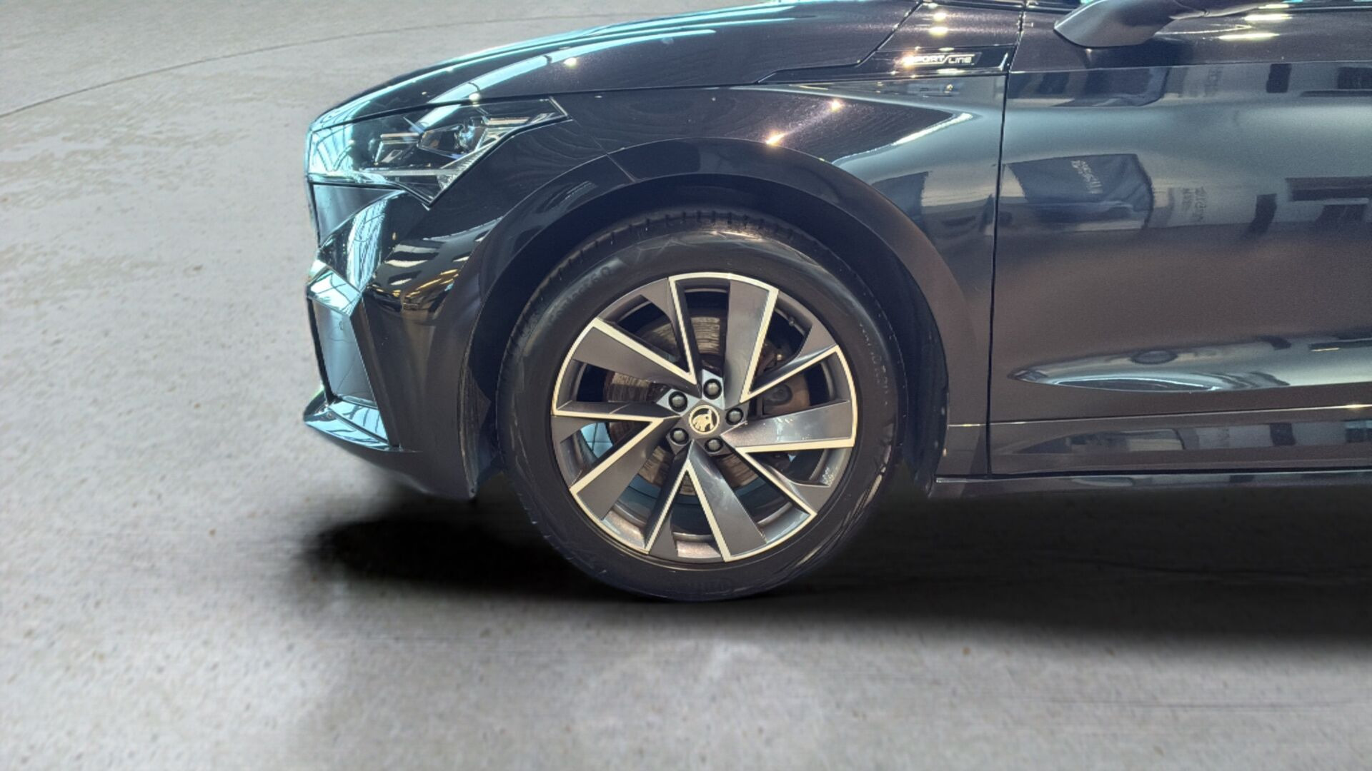 Sort Skoda Enyaq fra 2022