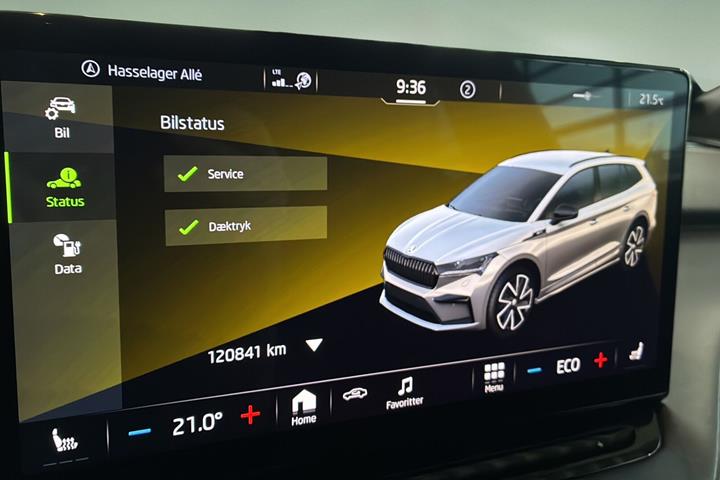 Sort Skoda Enyaq fra 2022