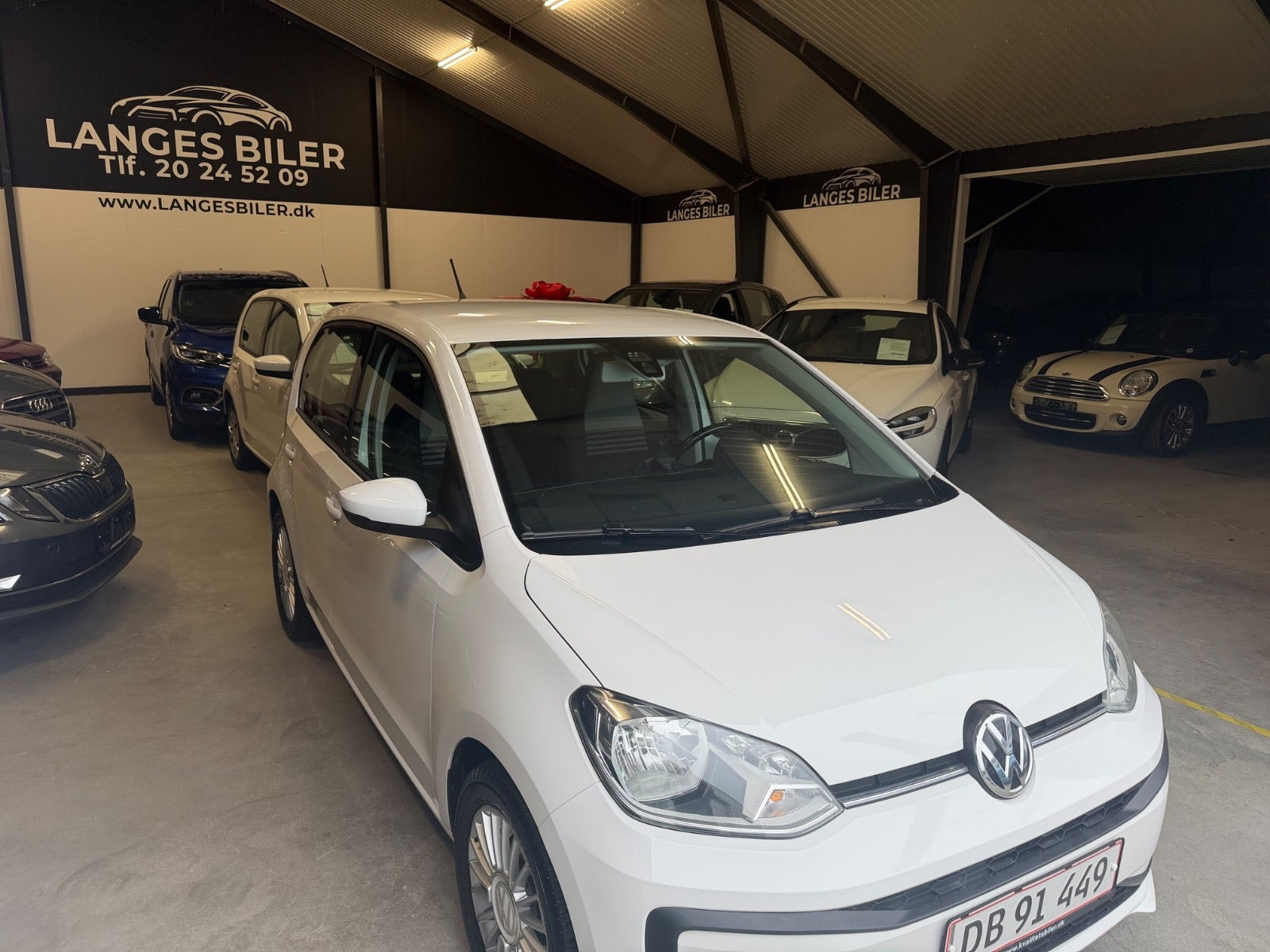 Hvid VW UP! fra 2018