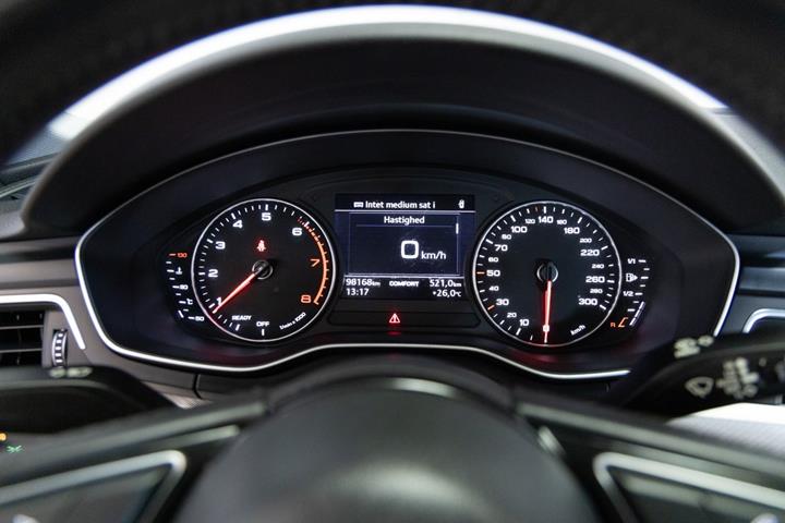 Grå Audi A5 fra 2018