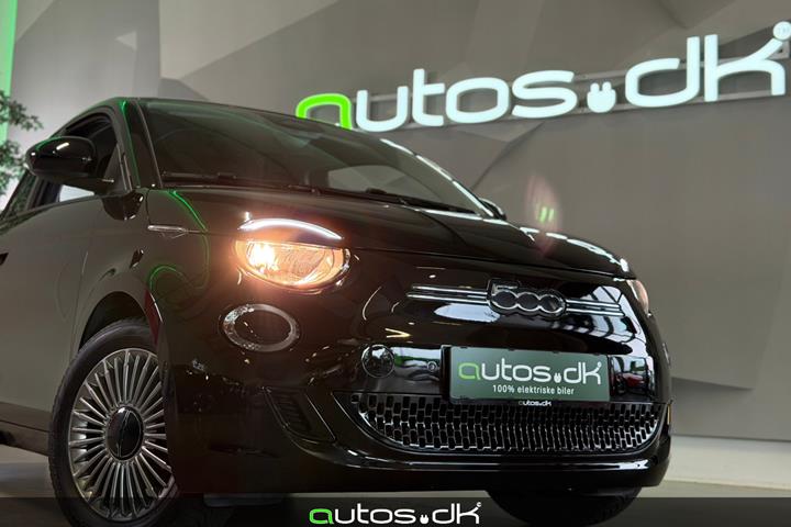 Sort Fiat 500e fra 2023