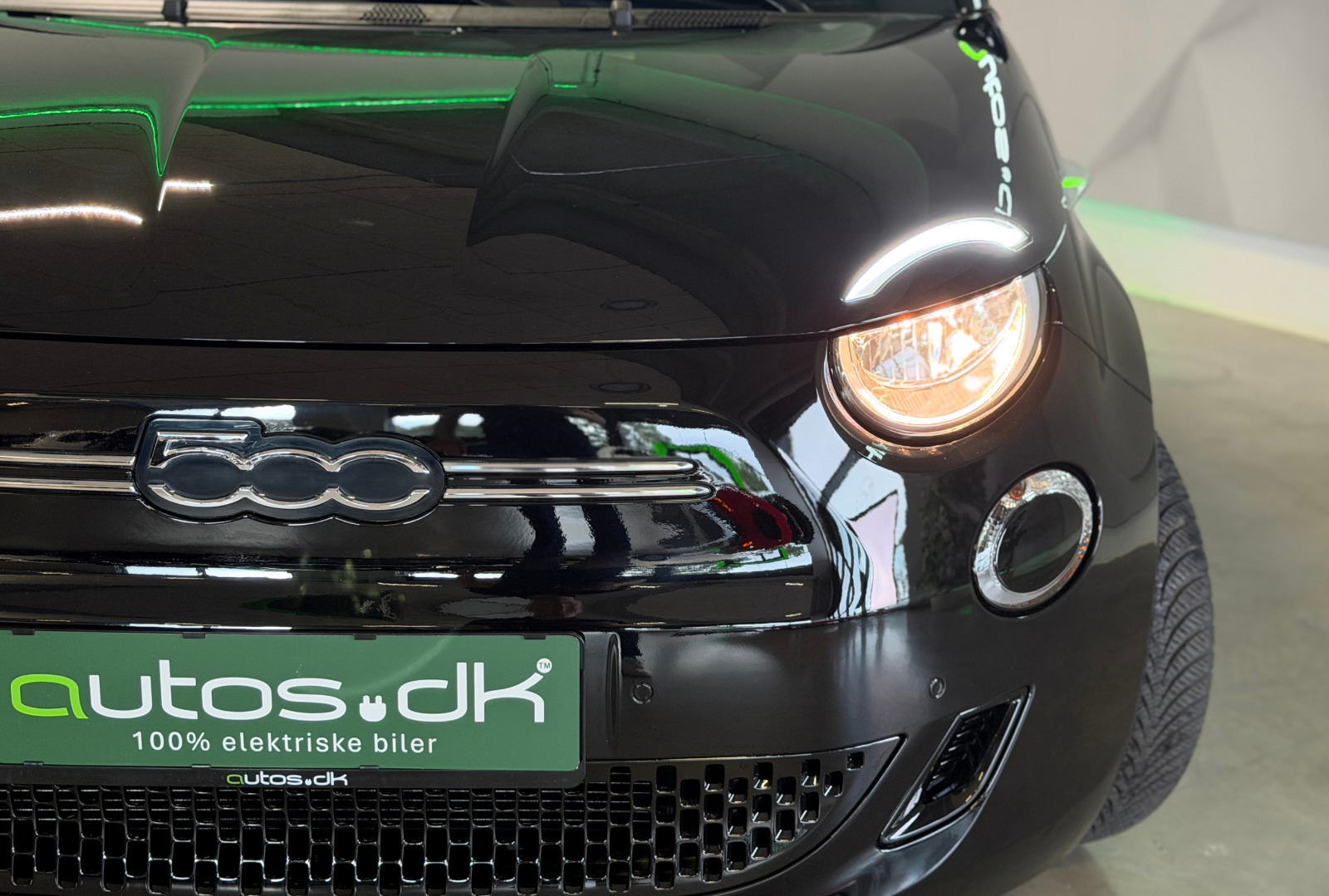 Sort Fiat 500e fra 2023