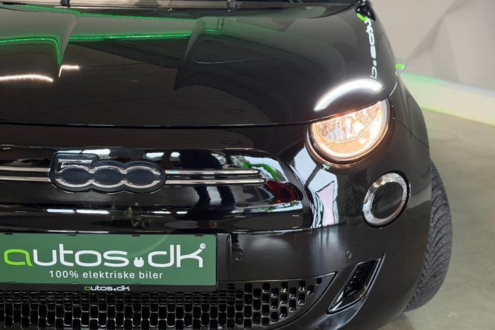 Sort Fiat 500e fra 2023