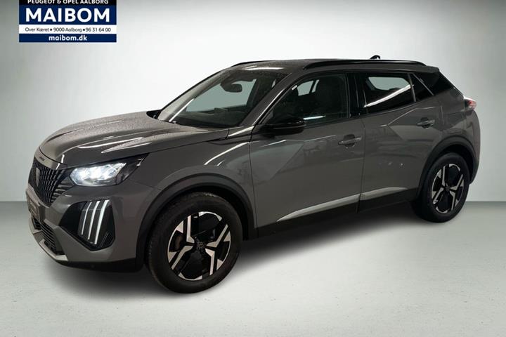 Grå Peugeot 2008 fra 2023