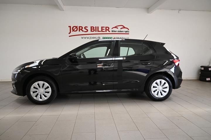 Sort Skoda Fabia fra 2024
