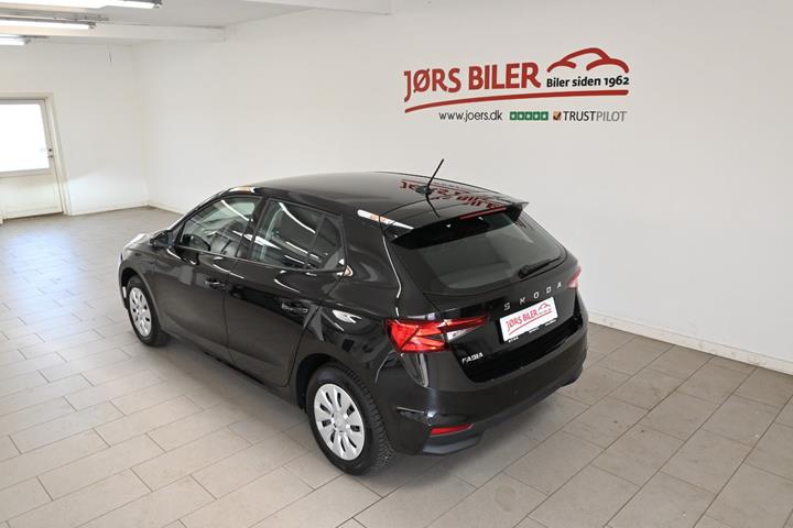 Sort Skoda Fabia fra 2024