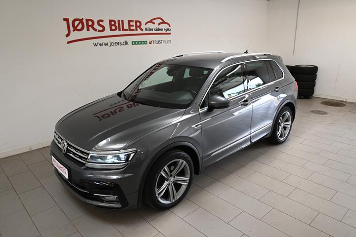 Grå VW Tiguan fra 2018