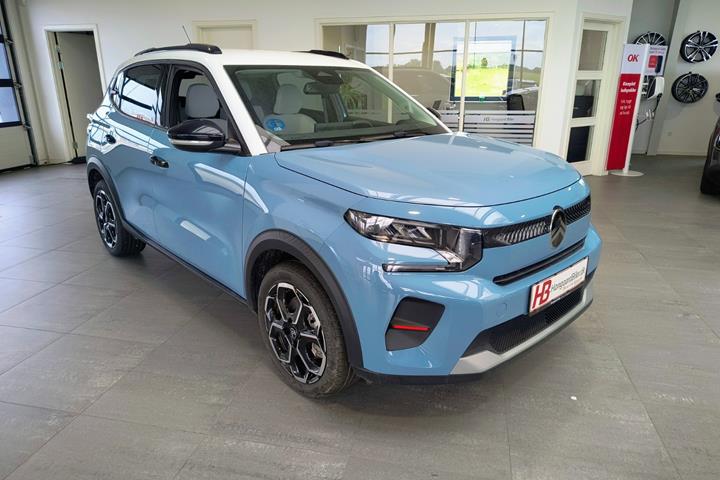 Blå Citroën ë-C3 fra 2025