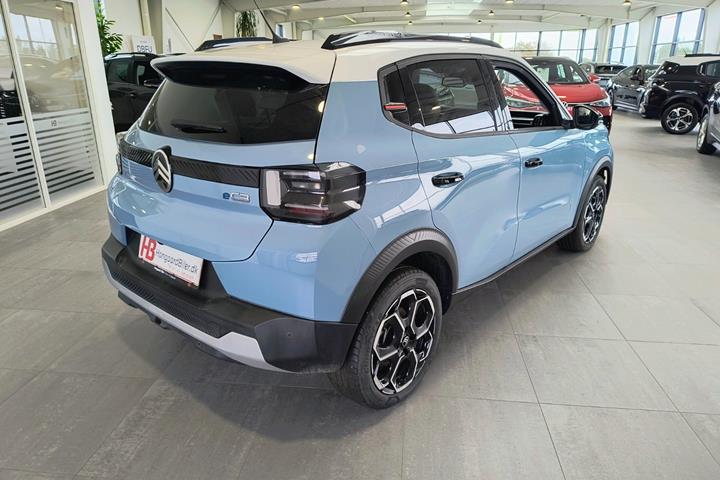 Blå Citroën ë-C3 fra 2025