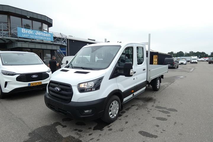 Hvid Ford Transit 350 L3 Chassis fra 2025