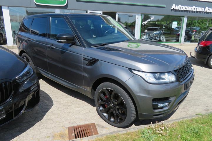 Grå Land Rover Range Rover sport fra 2014