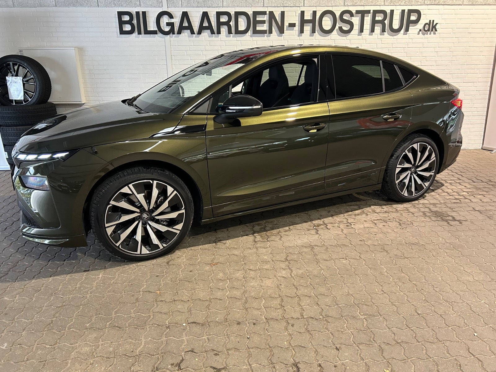 Grøn Skoda Enyaq fra 2025
