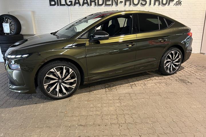 Grøn Skoda Enyaq fra 2025