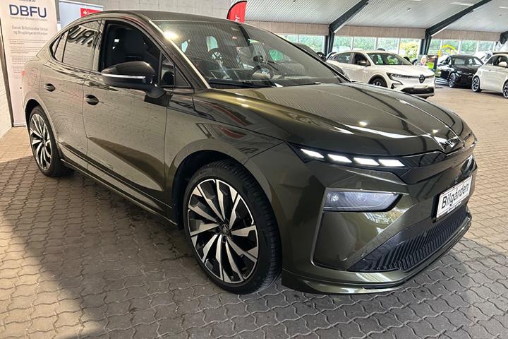 Grøn Skoda Enyaq fra 2025
