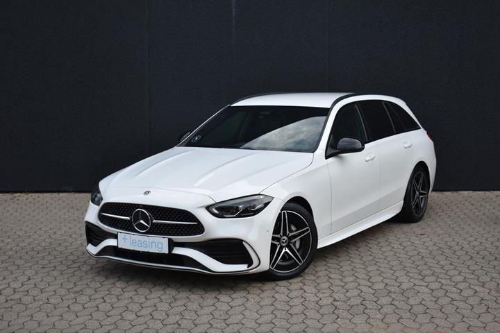 Hvid Mercedes C200 fra 2022