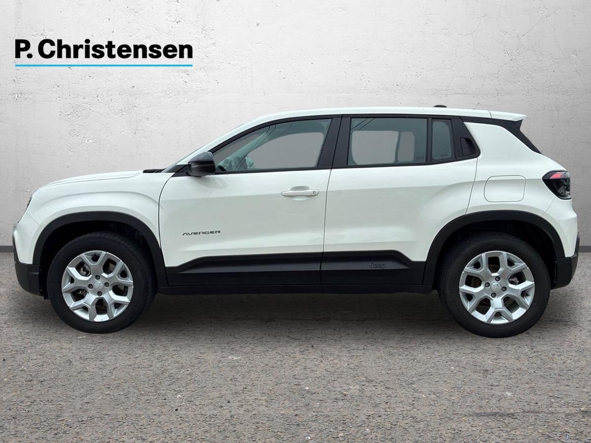 Hvid Jeep Avenger fra 2025