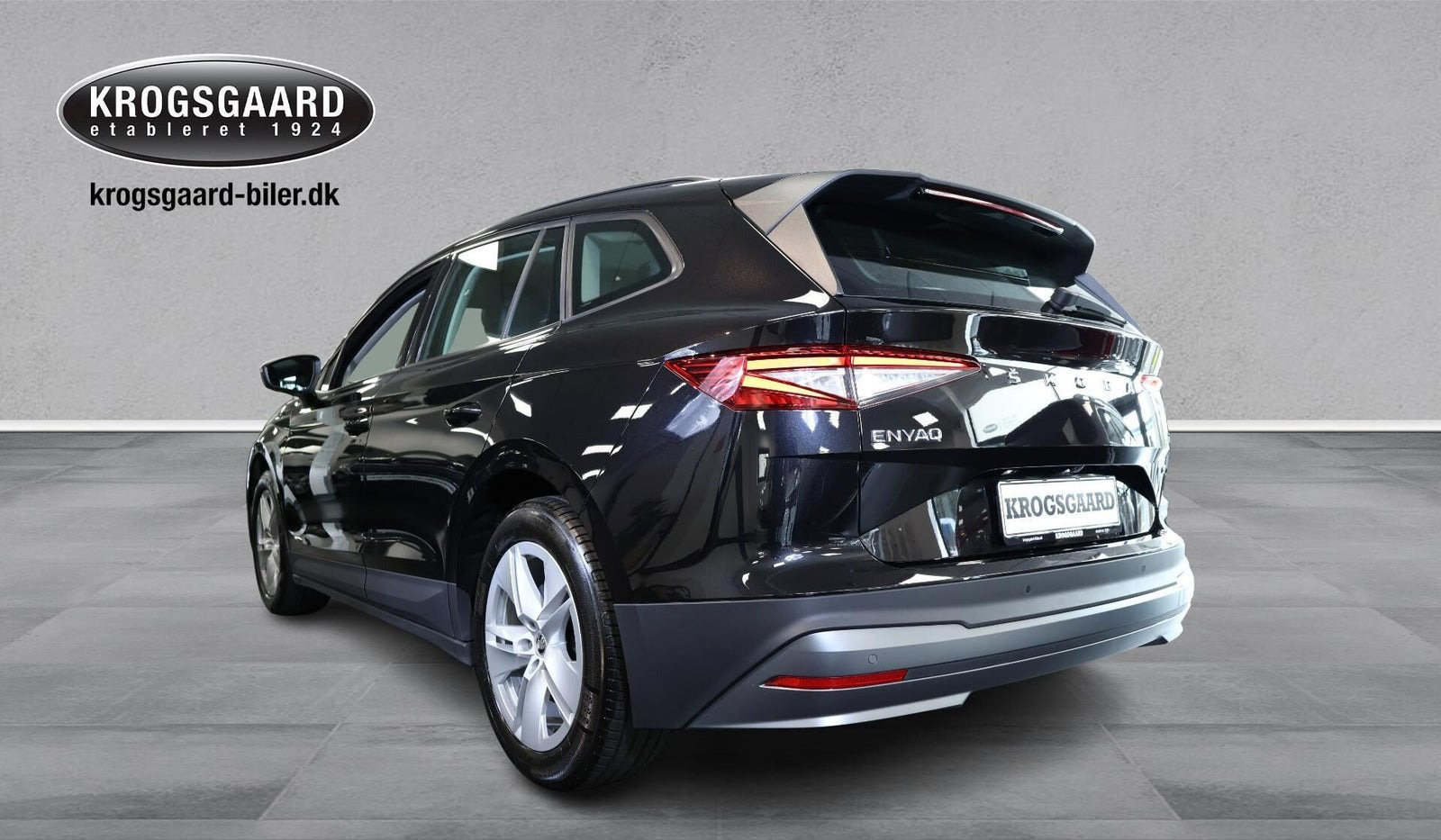 Sort Skoda Enyaq fra 2023