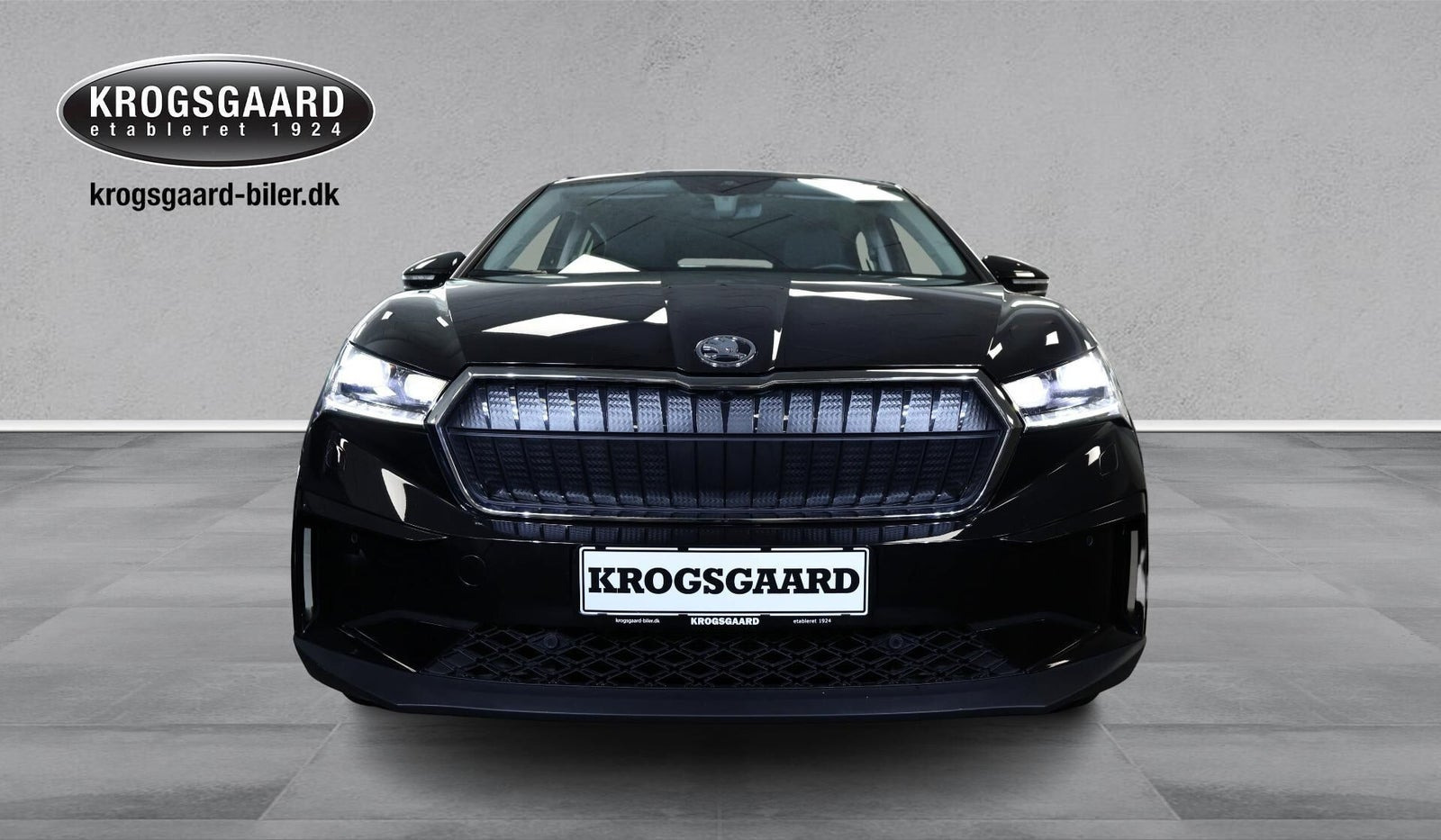 Sort Skoda Enyaq fra 2023
