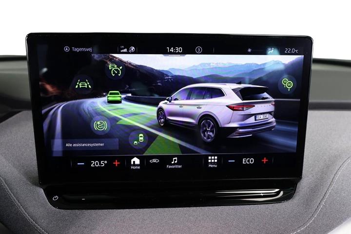 Sort Skoda Enyaq fra 2023