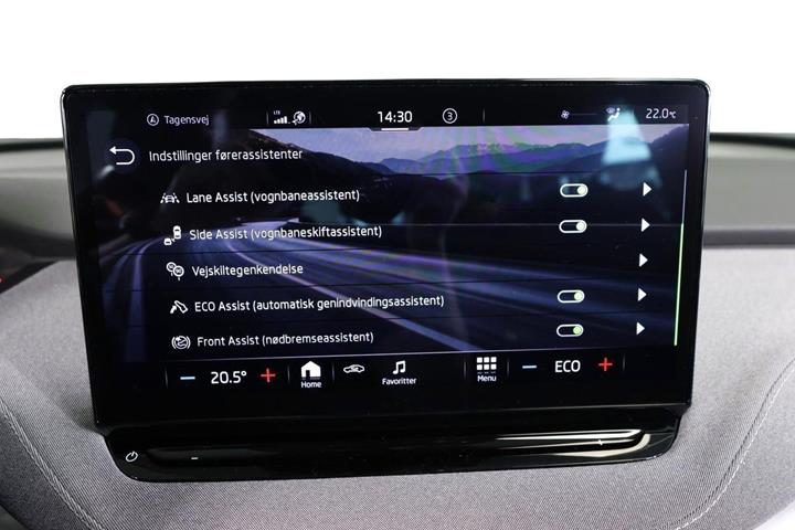 Sort Skoda Enyaq fra 2023