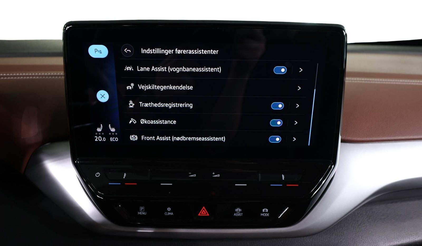 Grå VW ID.4 fra 2021