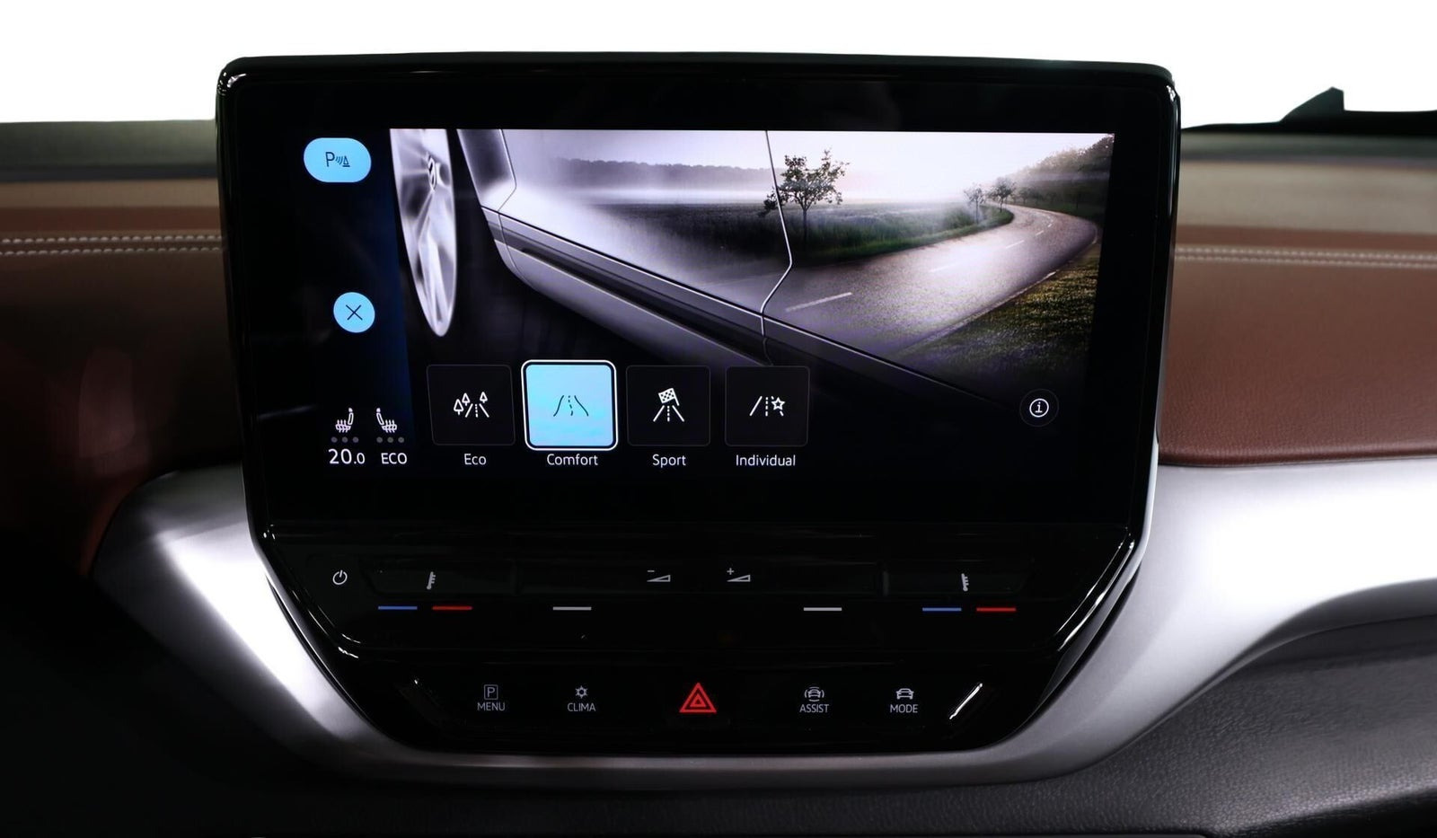 Grå VW ID.4 fra 2021