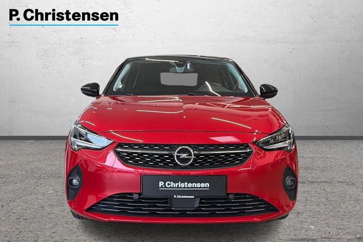 Rød Opel Corsa-e fra 2020