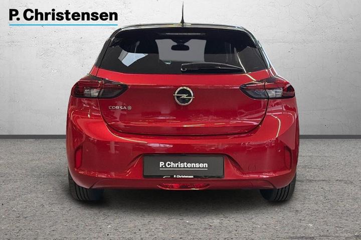 Rød Opel Corsa-e fra 2020