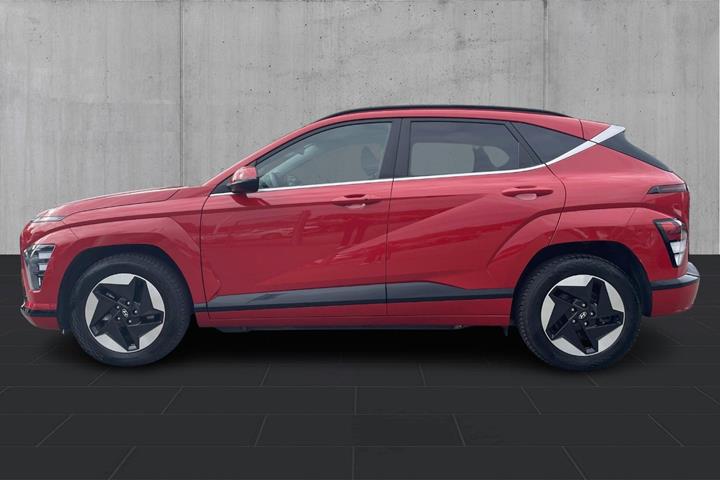 Rød Hyundai Kona fra 2024