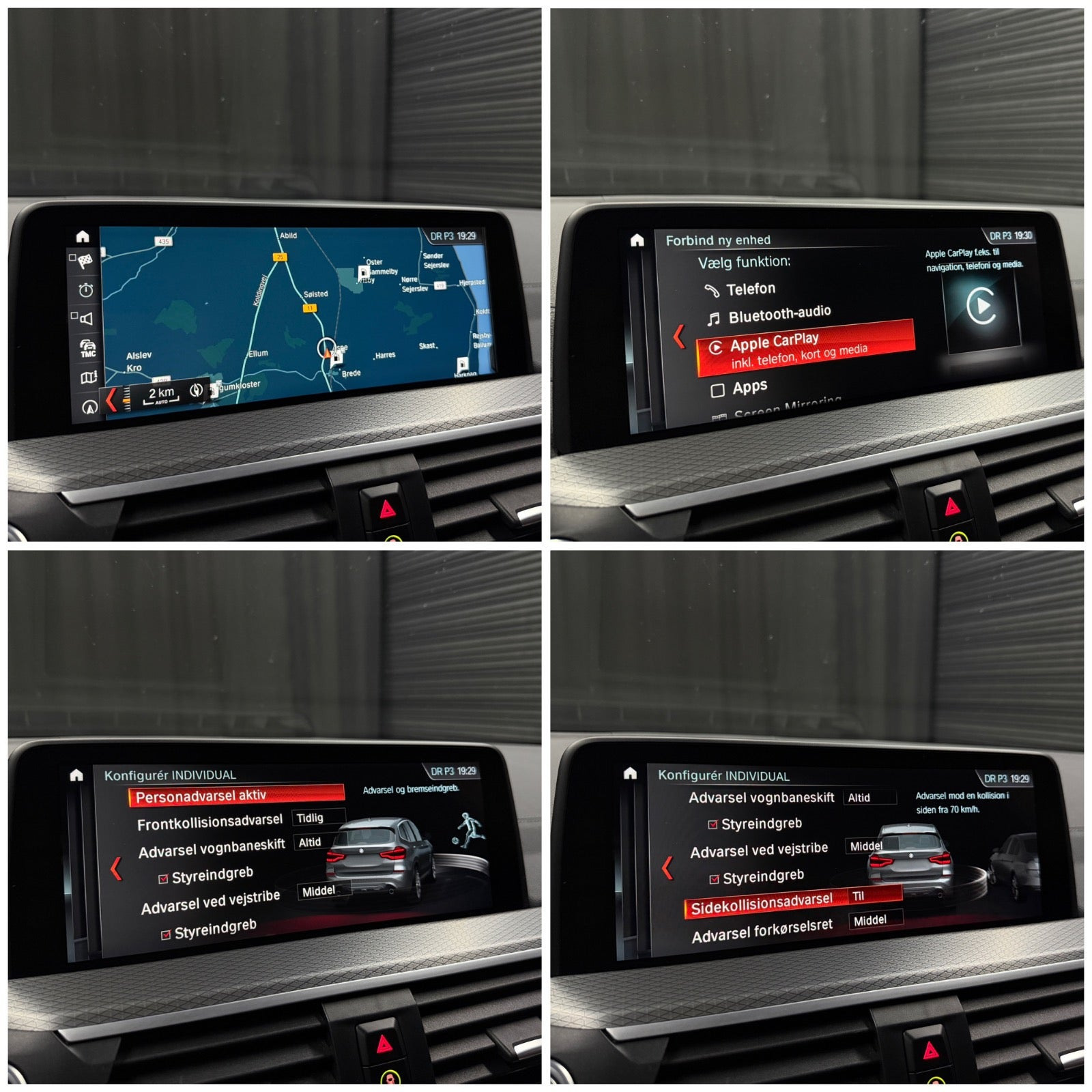 Grå BMW X3 fra 2018