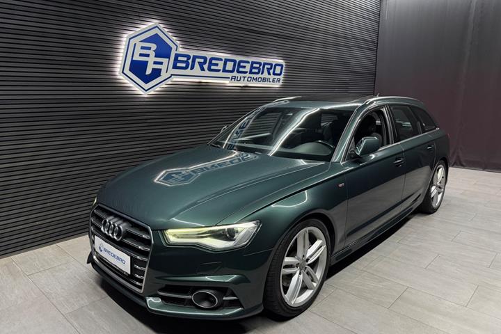 Grøn Audi A6 fra 2018