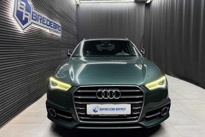 Grøn Audi A6 fra 2018