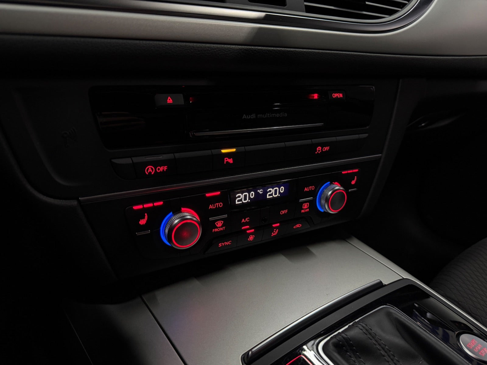 Grøn Audi A6 fra 2018