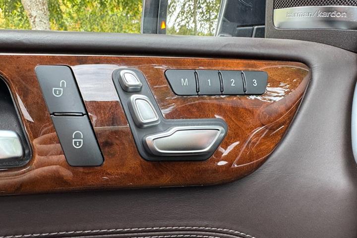 Grøn Mercedes GLS500 fra 2016
