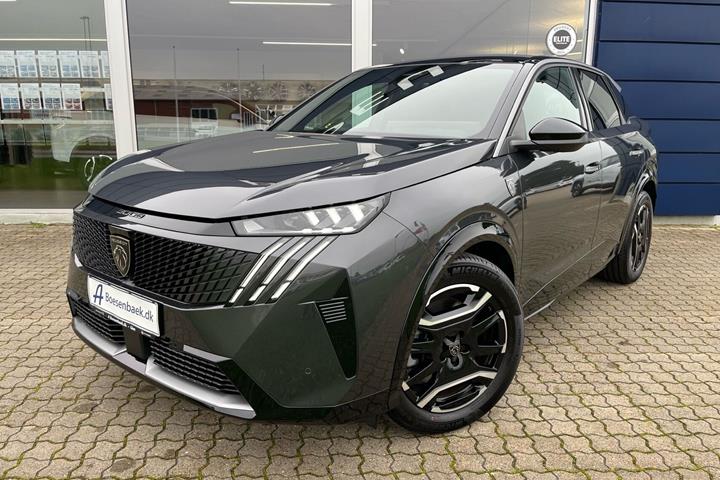 Grå Peugeot e-3008 fra 2026