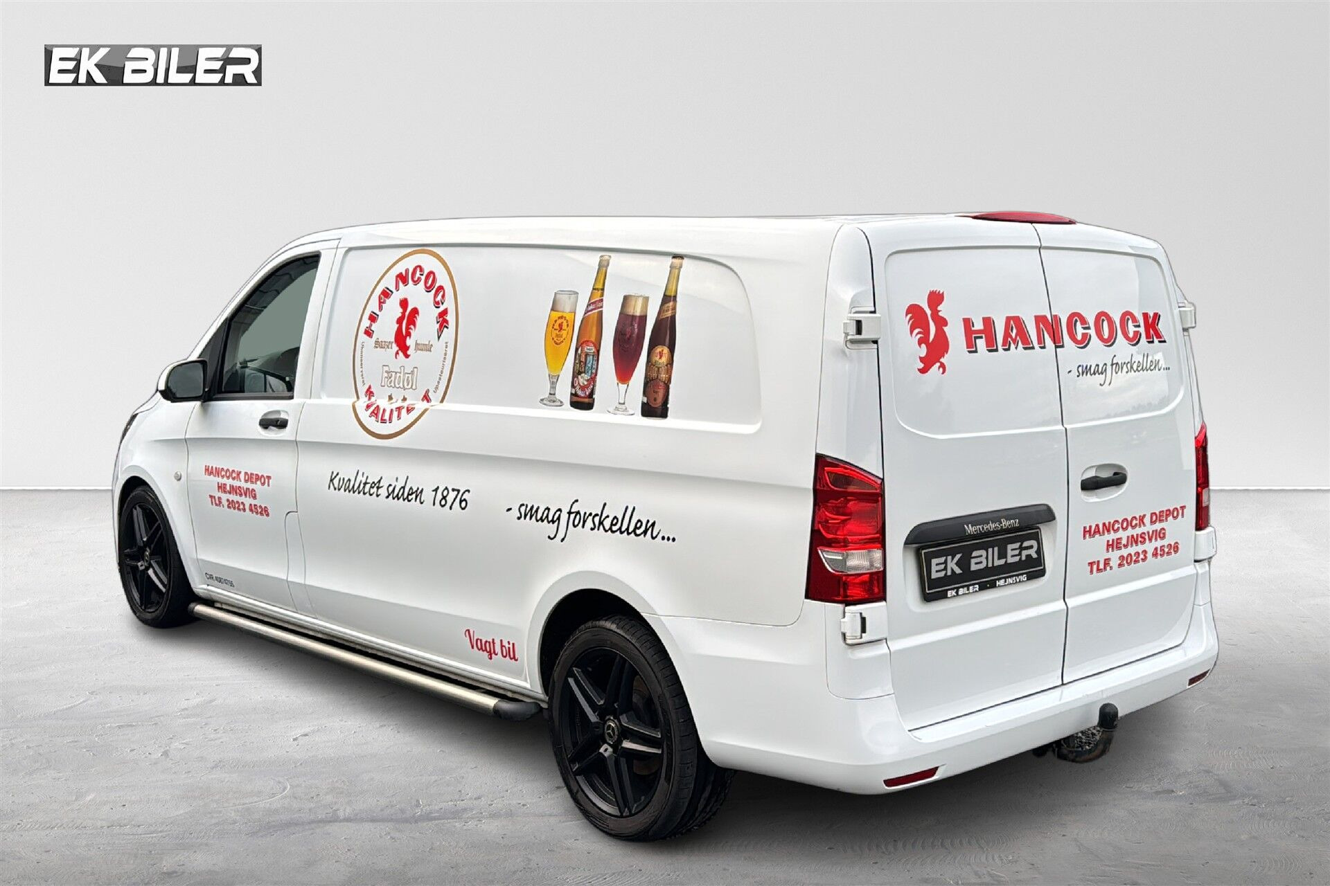 Hvid Mercedes Vito fra 2018