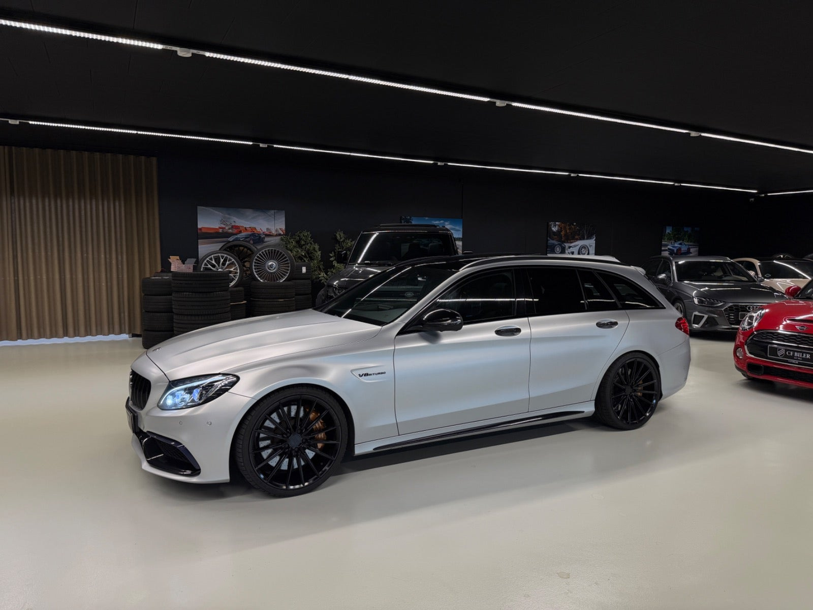 Sort Mercedes C63 fra 2017