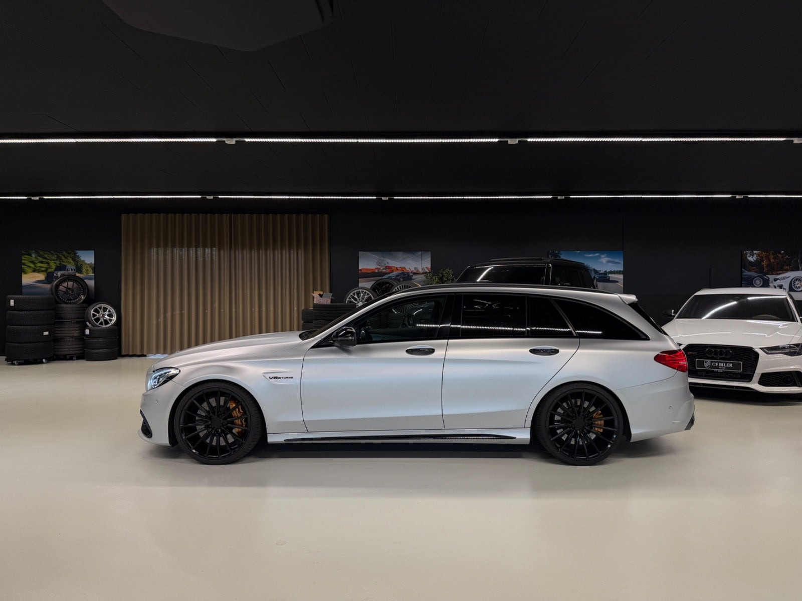 Sort Mercedes C63 fra 2017