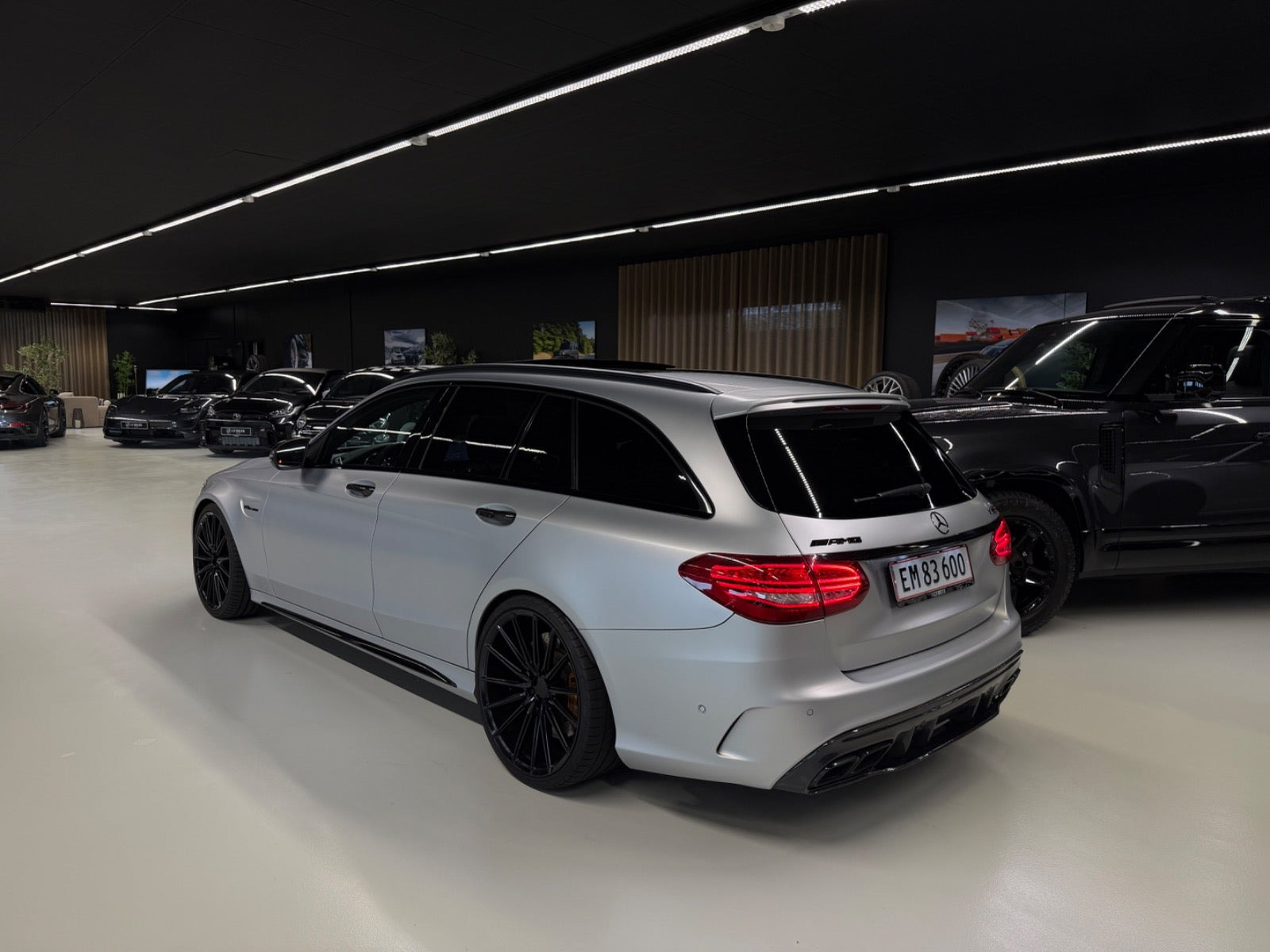 Sort Mercedes C63 fra 2017
