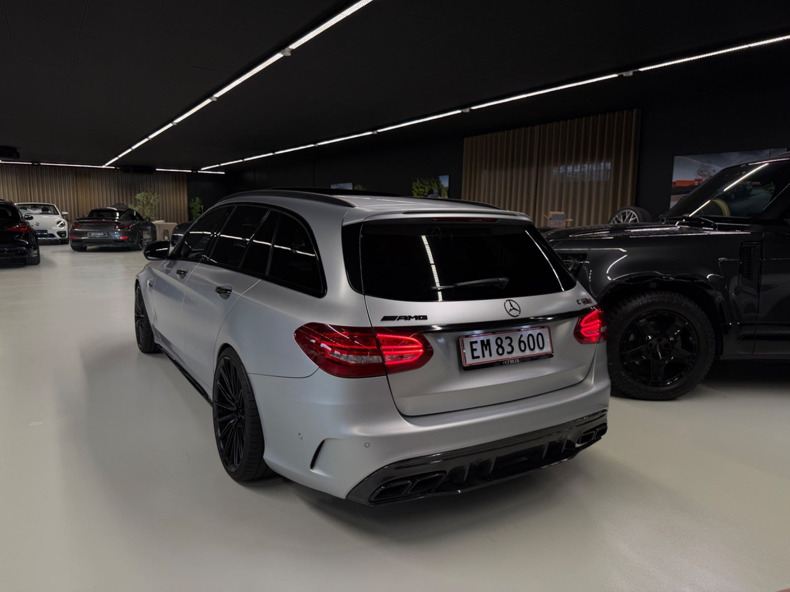Sort Mercedes C63 fra 2017
