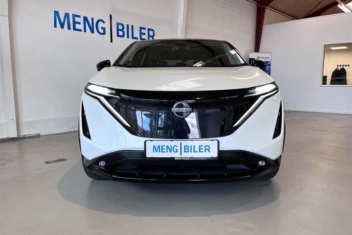 Hvid Nissan Ariya fra 2023