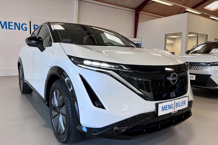 Hvid Nissan Ariya fra 2023