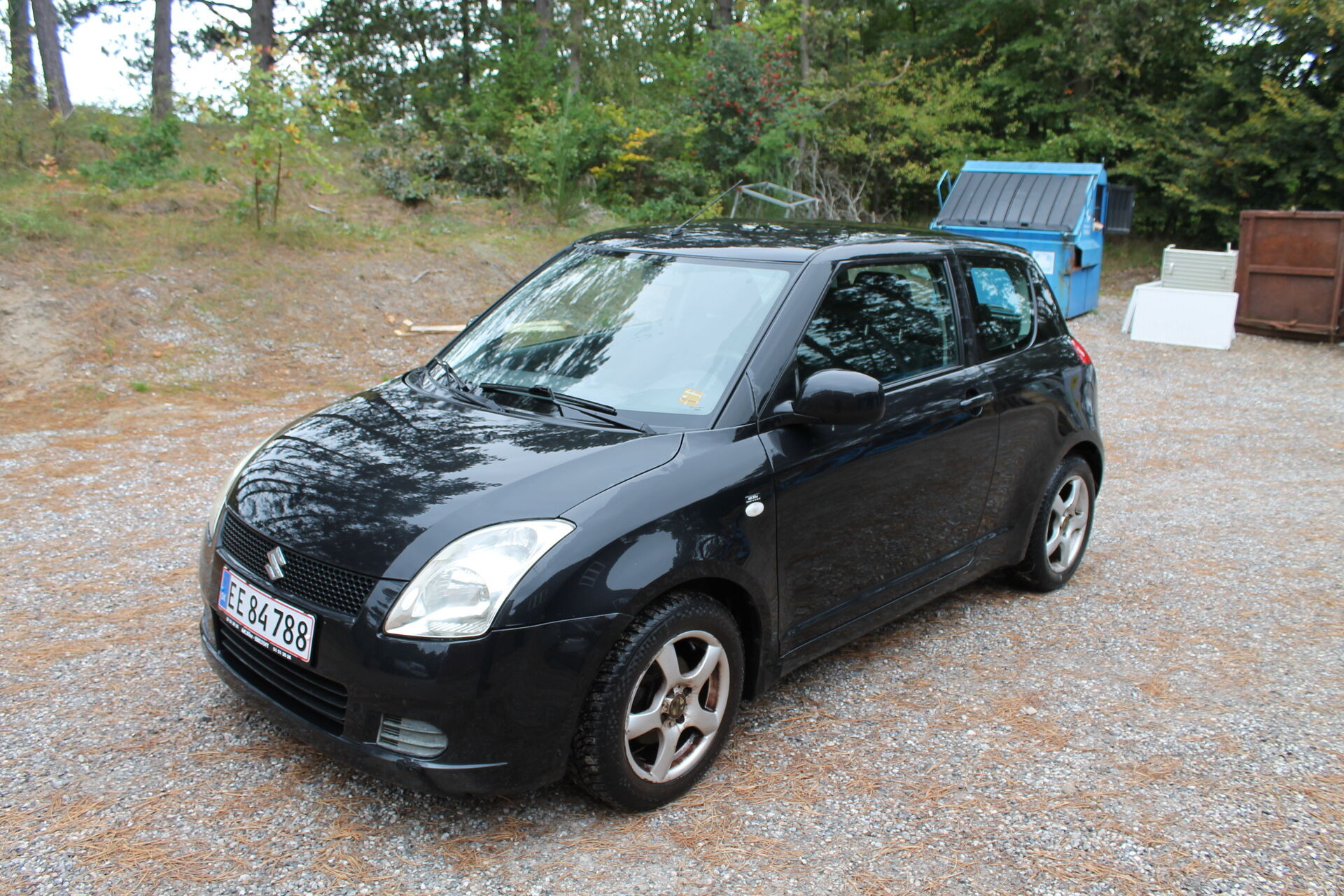 Sort Suzuki Swift fra 2007
