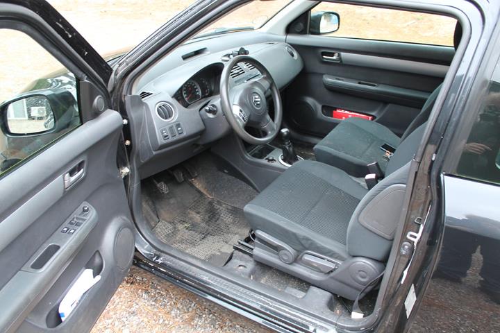 Sort Suzuki Swift fra 2007
