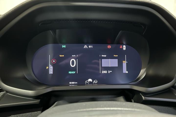 Grå Polestar 2 fra 2022