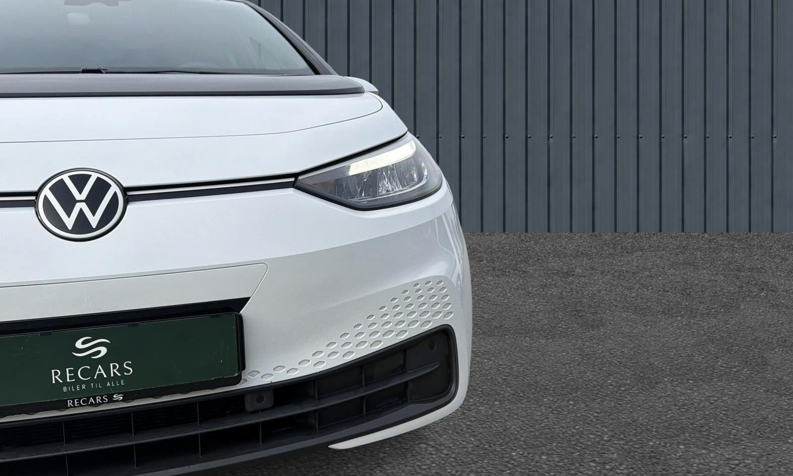 Hvid VW ID.3 fra 2022