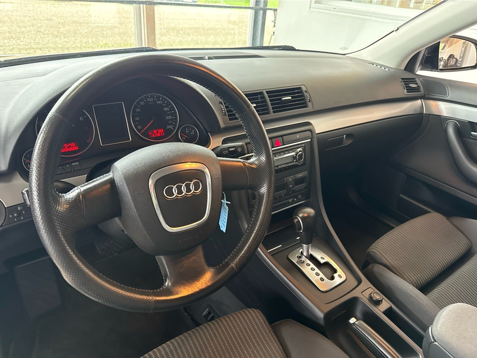 Sort Audi A4 fra 2005