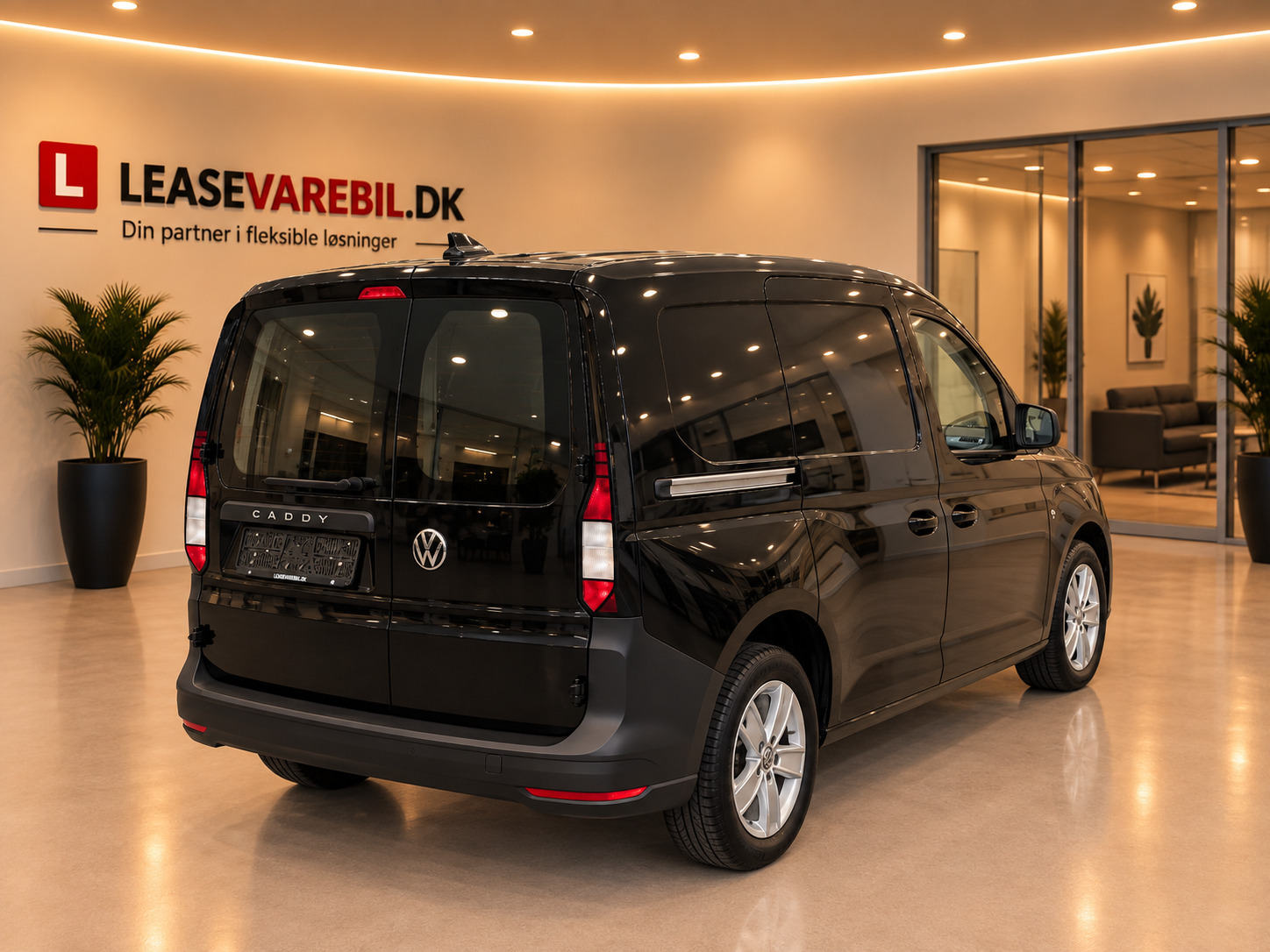 Sort VW Caddy fra 2022