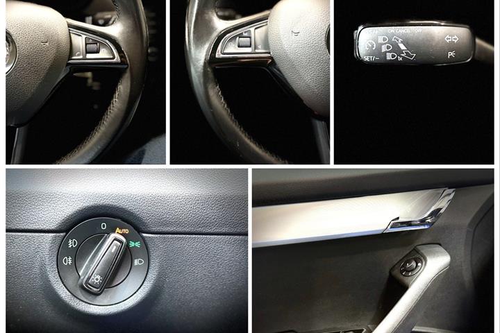 Hvid Skoda Octavia fra 2017